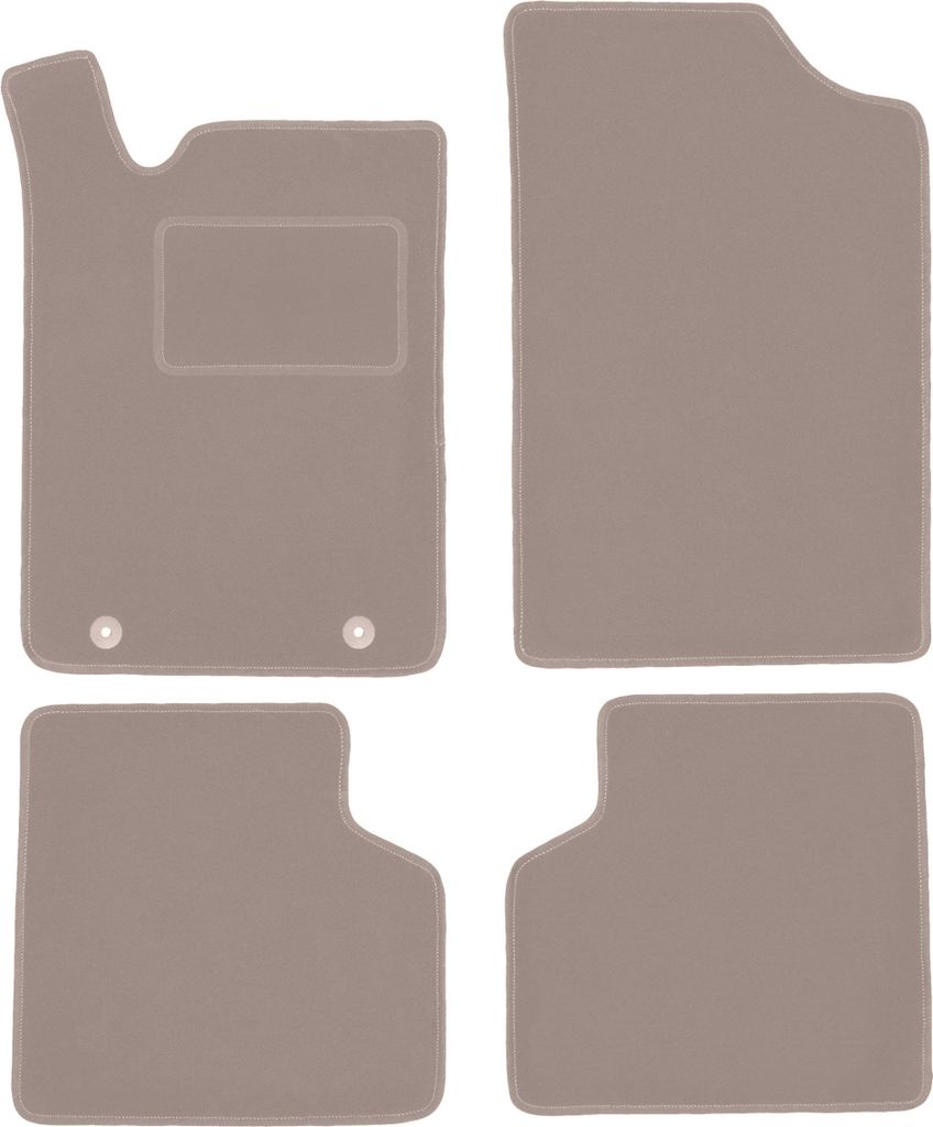 Velours-Autoteppiche für: Citroen Xantia X1 / X2 Break, Kombi, Liftback (1993-2001) Beige