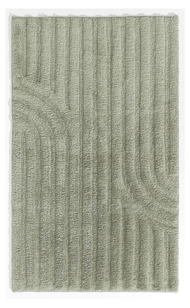 Badematte - 70 x 120 cm - Salbeigrün - Baumwolle Produktbild 