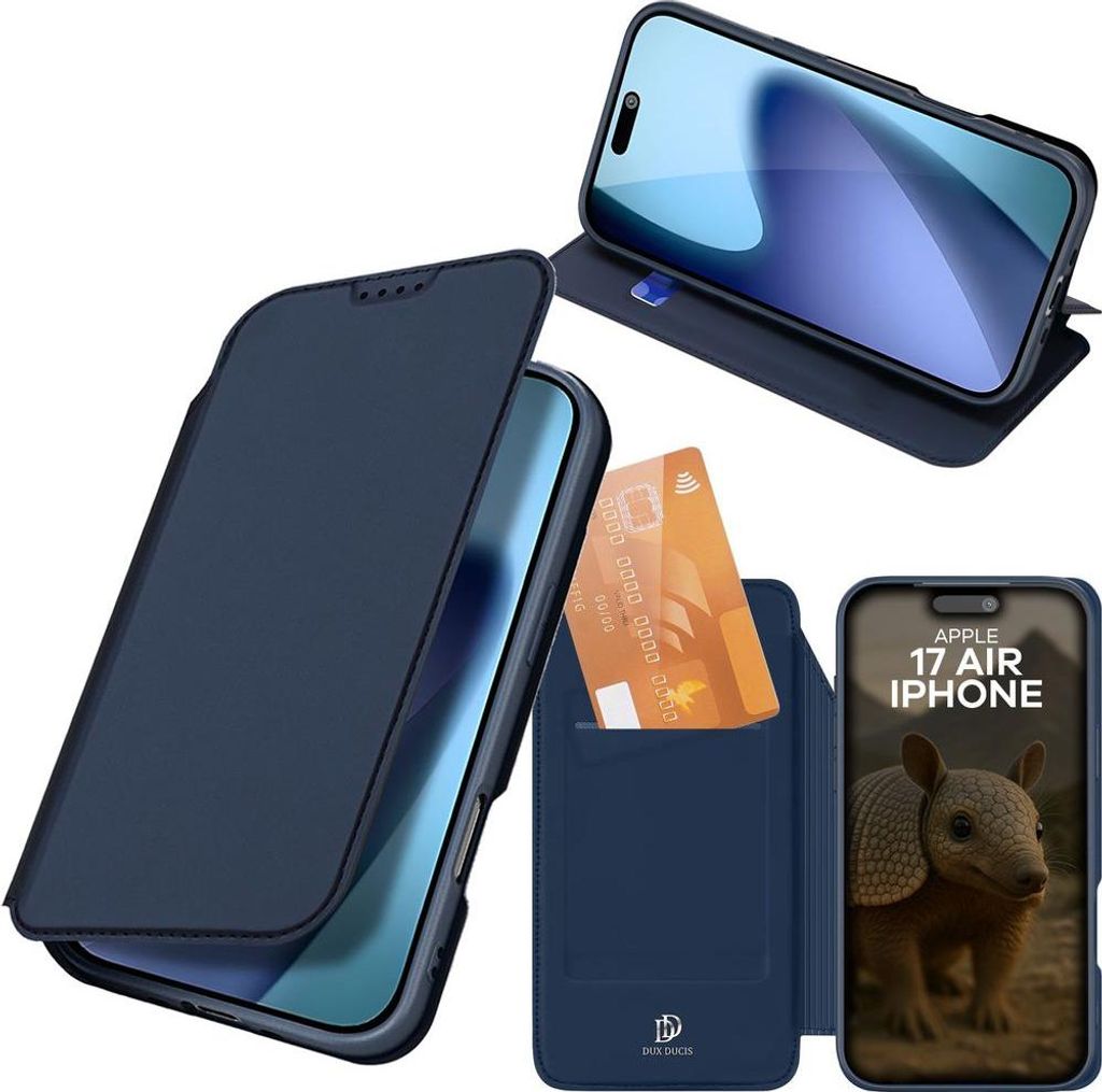 DUX DUCIS iPhone Air Cover with Stand - Blue