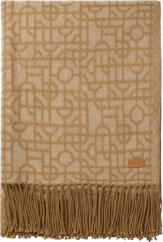 Couverture Légère Marron 130x170 cm Vinga Verso XD140 Texture Douceur