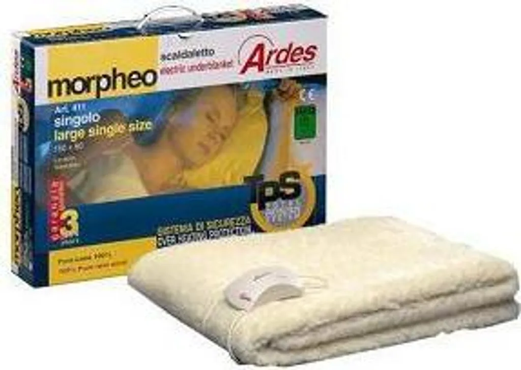 Ardes 411 Morpheo Scaldaletto Elettrico 60W | Sicurezza TPS e Lana