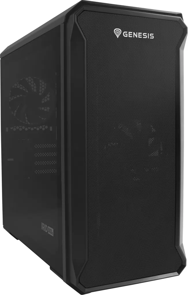 Genesis Irid 503 Case PC Nero Micro Tower Airflow Ottimizzato