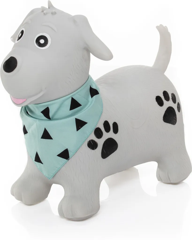 Chien Sauteur ZOPA Skippy Gris avec Pompe - Design Robuste et Ergonomique