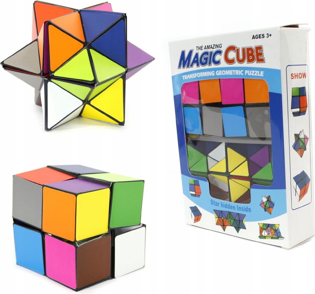 Magischer Würfel Antistress Fidget Cube 2 Stück Unendlicher Würfel Spielzeug gegen Stress