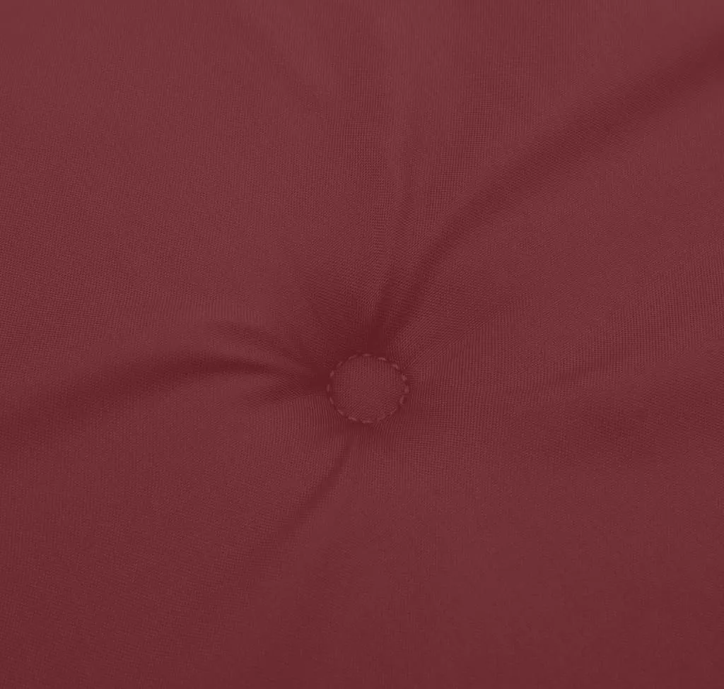 Cuscini per Panca 200cm Rosso Vino Melange | Set 2 Morbidi e Resistenti - 8