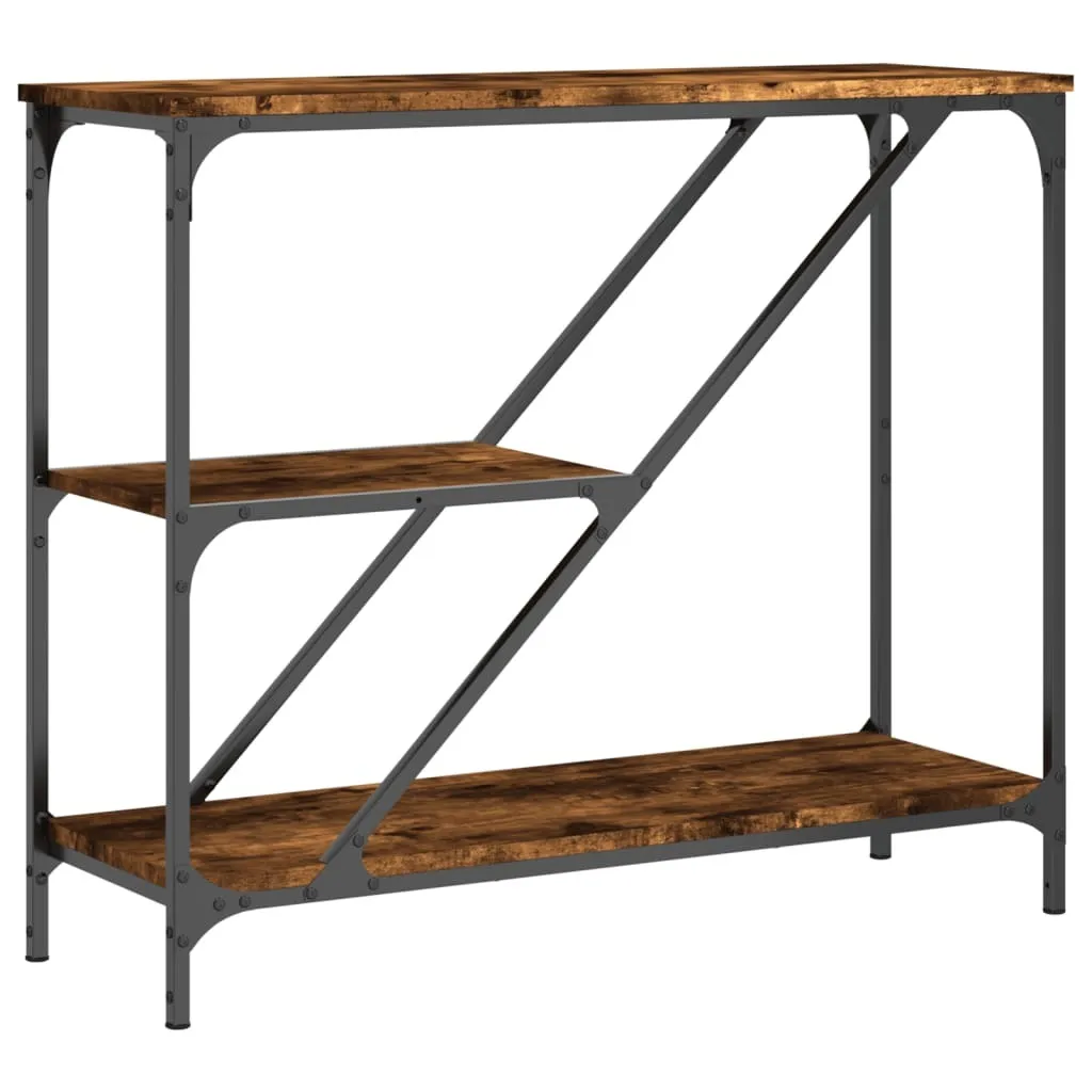 Tavolo Consolle SYFAX Rovere Fumo 30cm Profondità | Casa Ordinata