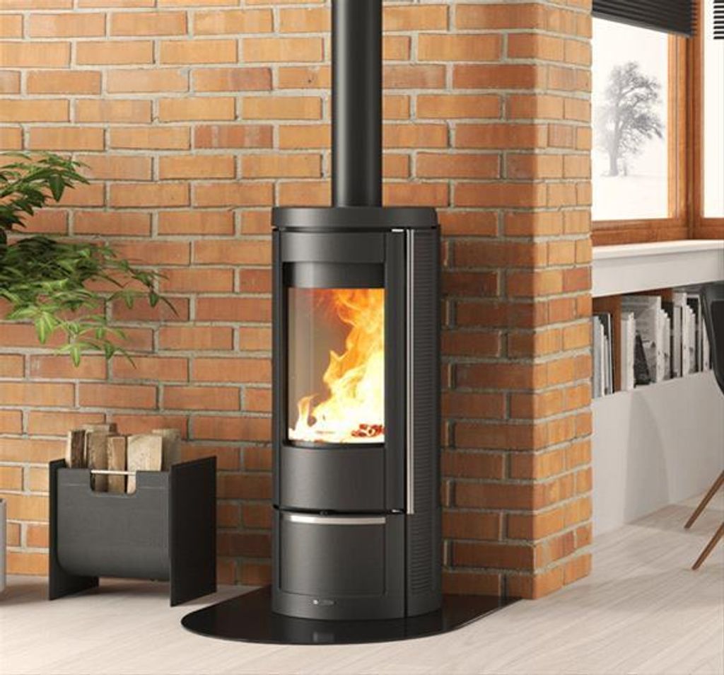 La Nordica MARLENA Pose libre Bois de chauffage Noir Image du produit 