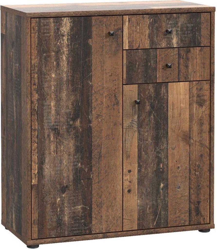 Kommode Beistellschrank Standschrank Anrichte Holzschrank Schrank "Tembi VI" Old Wood Vintage