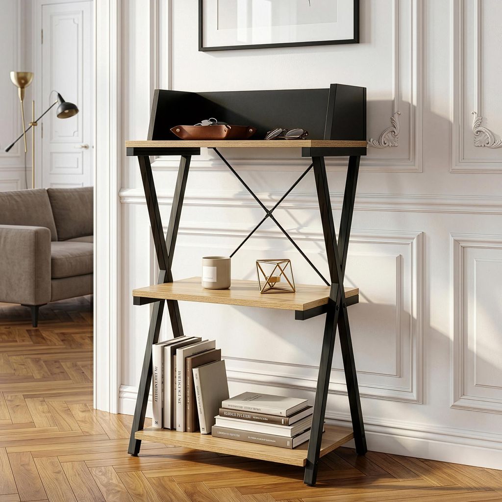 Standaardrek 'Kappespoo' met 3 niveaus, 84 x 50 x 30 cm, Productafbeelding 