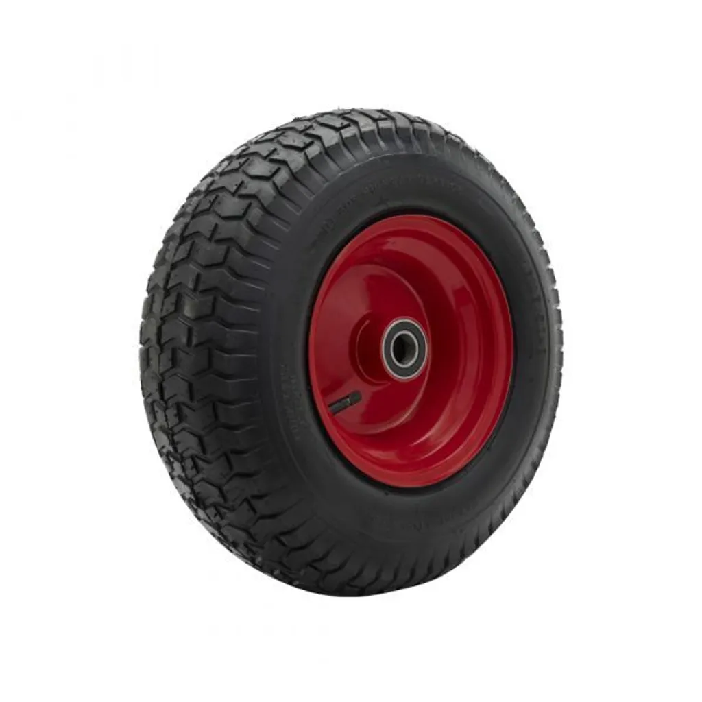 Roue complète renforcée 16x6.50-8 à 4 plis pour terrain boueux et herbe