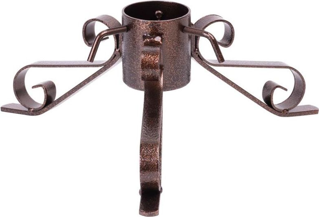 STÄNDER für den Weihnachtsbaum ANTIKE KUPFER mit Wasserbehälter