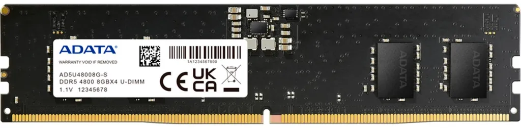 Mémoire PC Adata DDR5 16Go 4800 - Idéal pour le multitâche et le gaming PC - 3