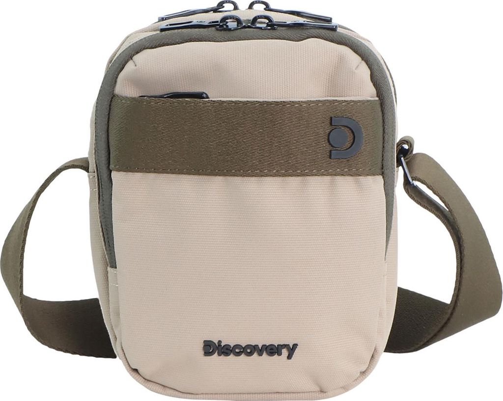Discovery Schultertasche Downtown mit RFID-Tasche Sand One Size