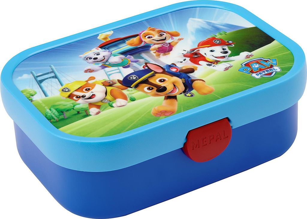 Mepal - Brotdose Campus - Bento Box Kinder - Brotdose mit Fächern & Gabel - Meal Prep Box mit Clip-Verschluss - BPA-frei & Spülmaschinenfest - 75...