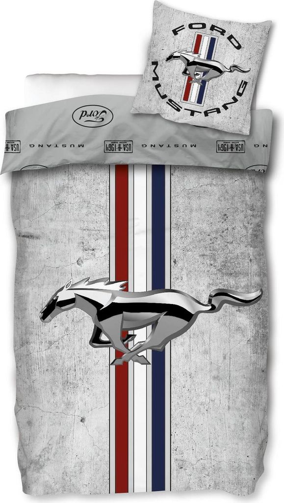 Ford Mustang - Auto-Liebhaber - Bettwäsche-Set, 135x200 & Produktbild 