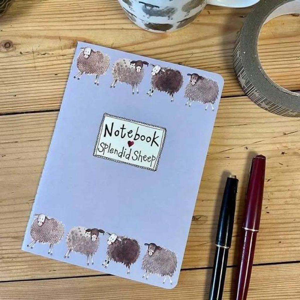 Notizbuch A5/40 Seiten, liniert, SNM07 „Lämmchen“ – Alex Clark