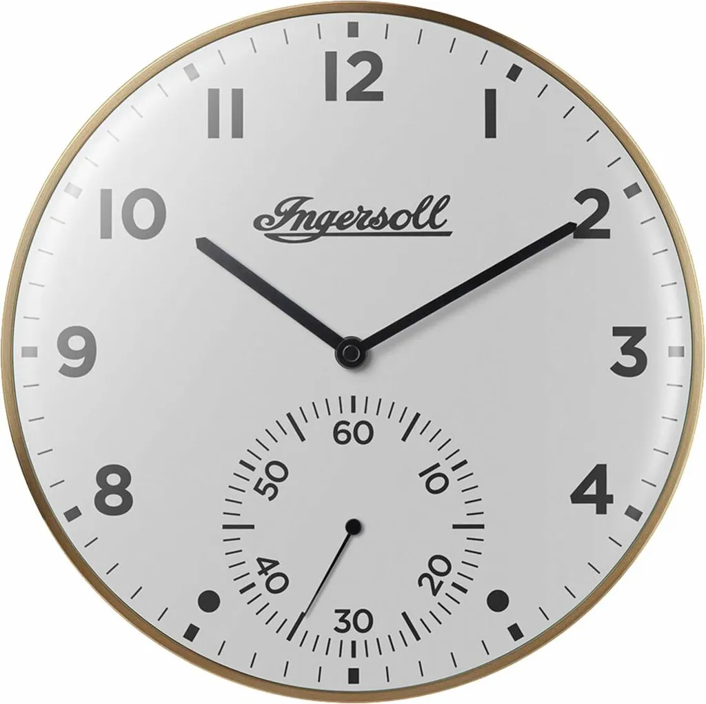 Horloge Murale Design 30 cm Ingersoll Idéale pour Salon et Bureau Pro