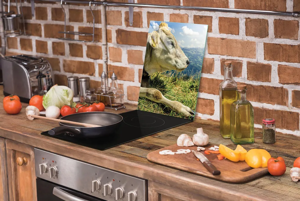 Tagliere in vetro 35x52 mucca - 6