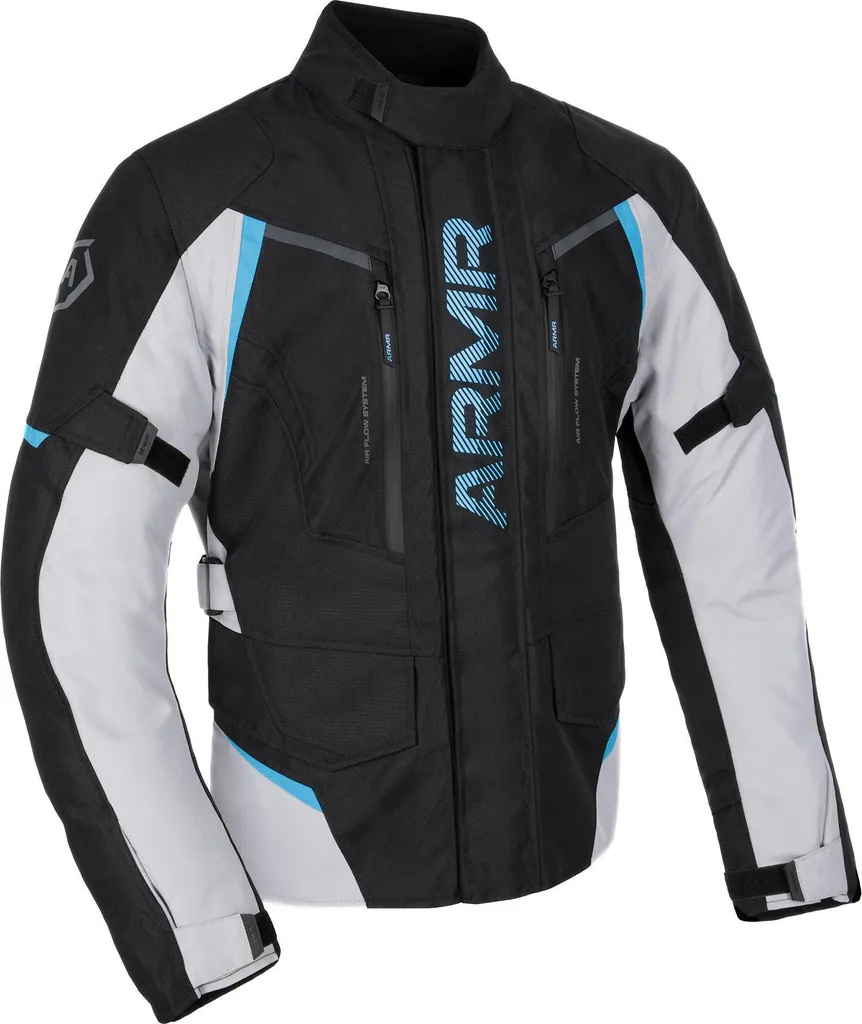 Veste Moto Homme ARMR Kiso 4.0 Idéale Touring et Urbain Polyester Durable