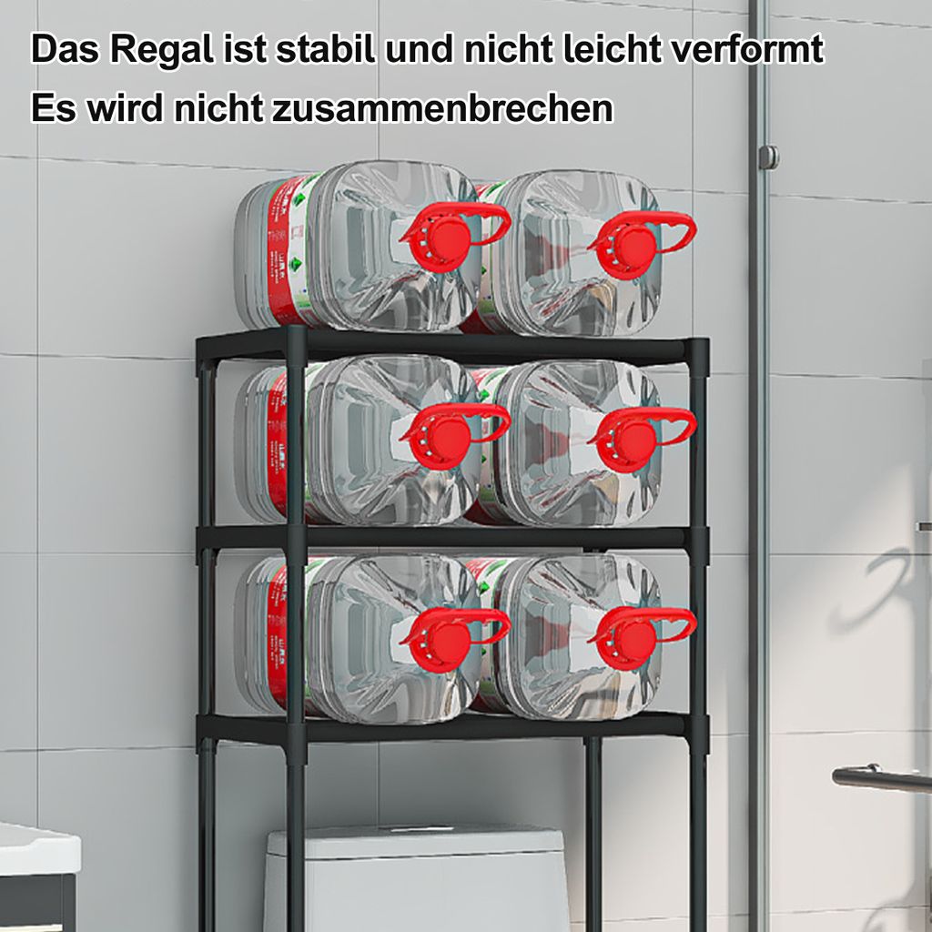 Badregale, 3-stufiges Lagerregal, großer Platz und großes Produktbild 8