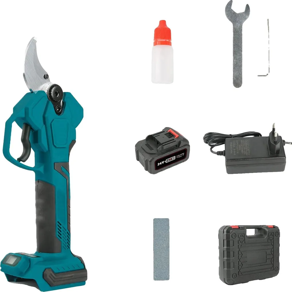 Mini tronçonneuse de jardin sans fil - Élagueuse électrique portative EU