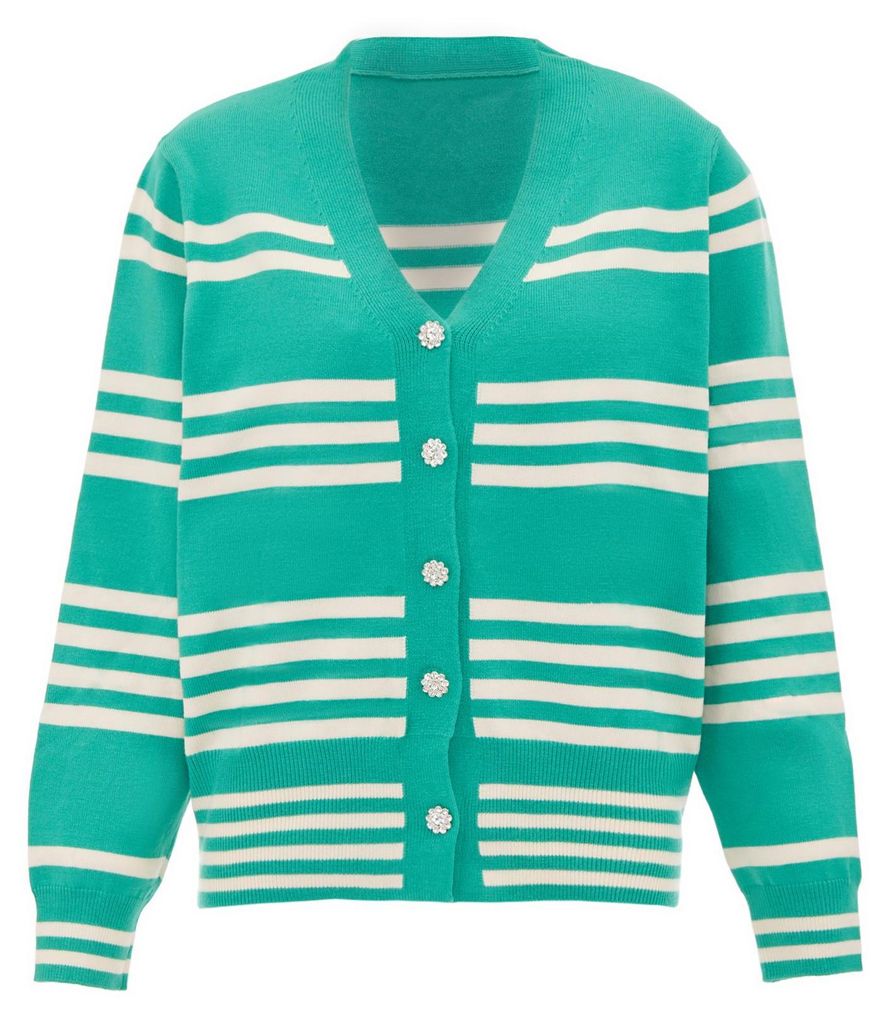 LYNNEA damen strickjacke - Grün, XS/S