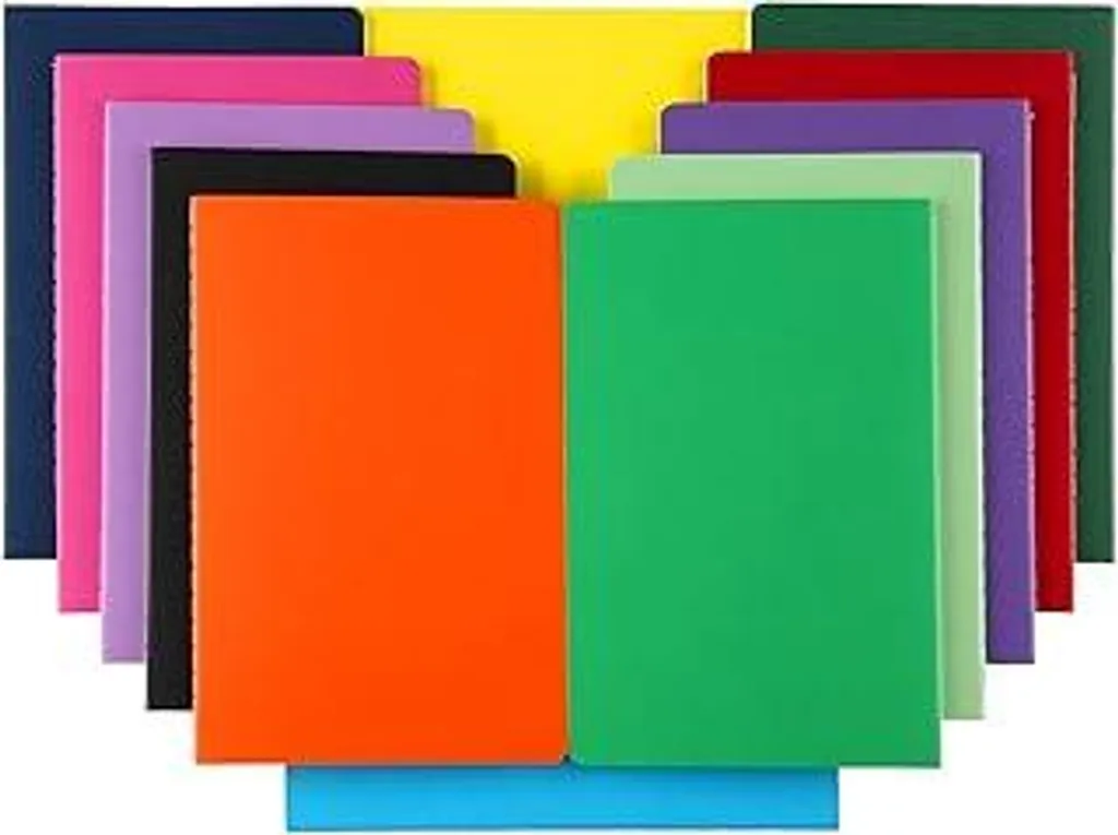 Taccuino A5 Dotted 12 Pezzi - Set Quaderni Puntinati 12 Colori per Ufficio