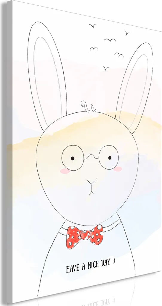 Quadro Cameretta Coniglietto 80x120 - Il Sogno di ogni Bambina