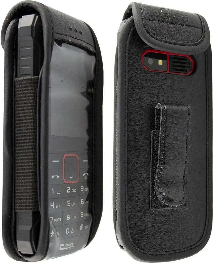 Custodia Cintura Crosscall Spider X4 Caseroxx in Pelle con Finestra