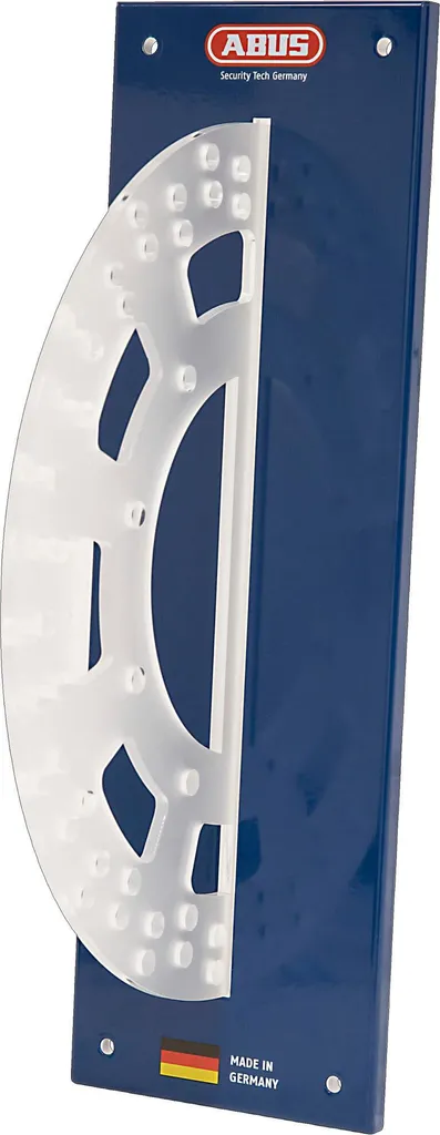 Présentoir de comptoir ABUS compact et stable pour bloque-disque moto