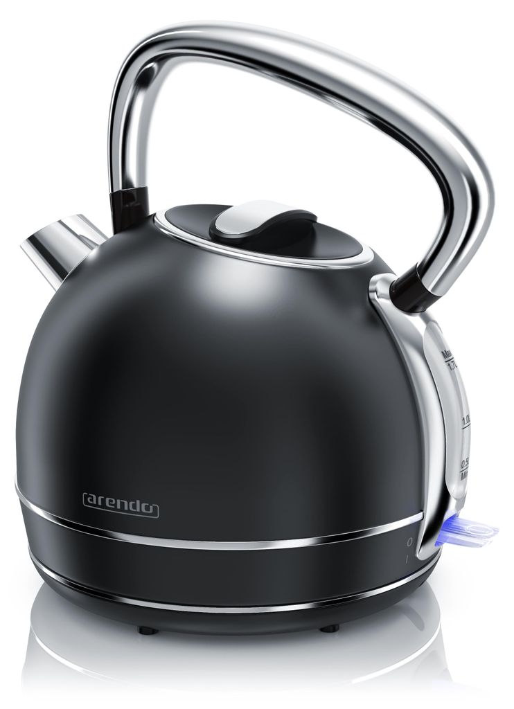 Hervidor eléctrico de 1,7 litros, 2200 W, acero inoxidable, Imagen del producto 