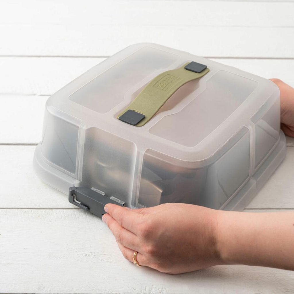 ZENKER Springform 24x24cm quadratisch Bake, Click & Go mit Produktbild 24