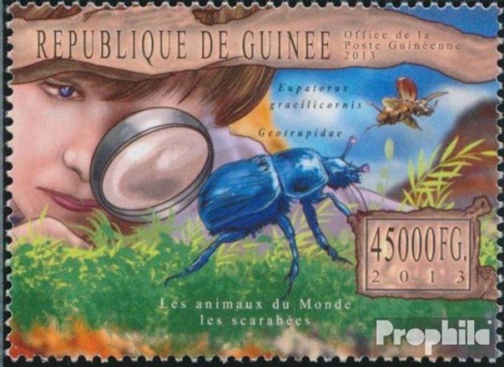 Briefmarken Guinea 2013 Mi 9788 (kompl. Ausgabe) postfrisch Produktbild 