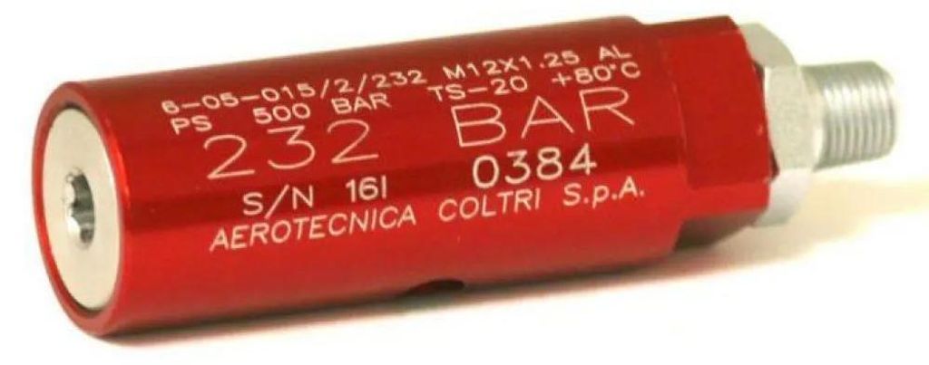 Coltri Safety Ventil 232 Bar Rot Rot One Size