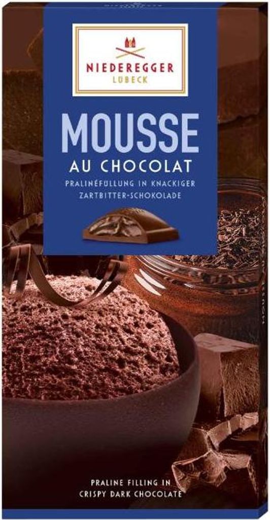 Tavoletta di cioccolato Niederegger Mousse au Chocolat con Immagine del prodotto 