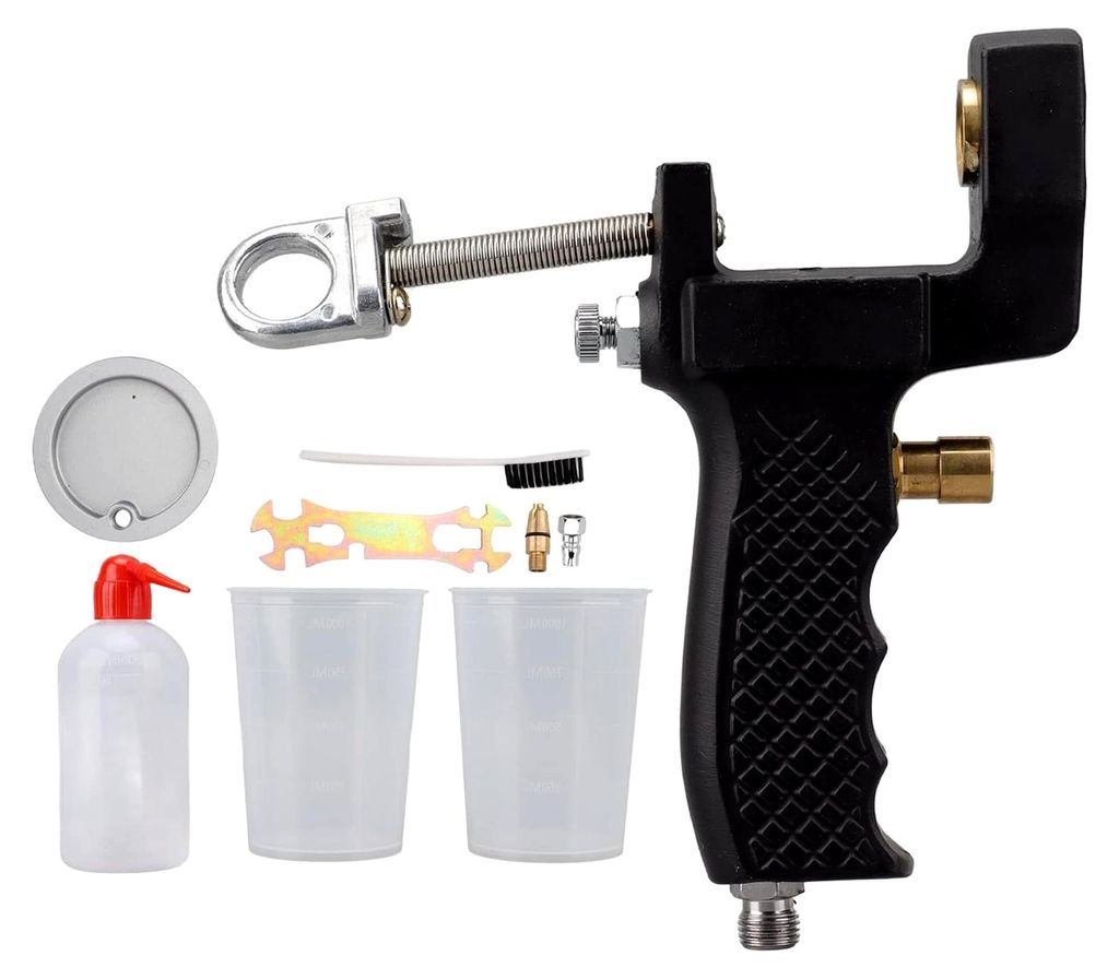 Sprühpistole für Gel-Mantel aus langlebigem Legierungsstahl, tragbare Harzluftspray-Tasse mit FN5 5/32 Zoll Düse, einfach zu bedienen für Profi...