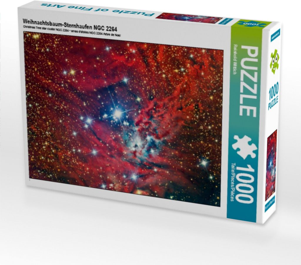 Calvendo Weihnachtsbaum-Sternhaufen NGC 2264 1000 Teile Puzzle quer 640x480mm, Wittich Reinhold; 7460261
