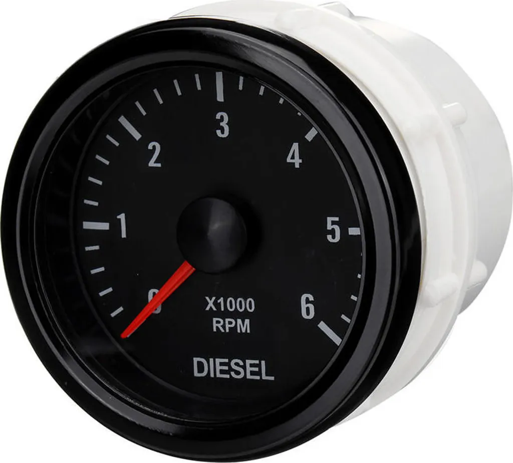 Contagiri Nautico Diesel 52mm 6000 RPM | Perfetto per Barche e Camper