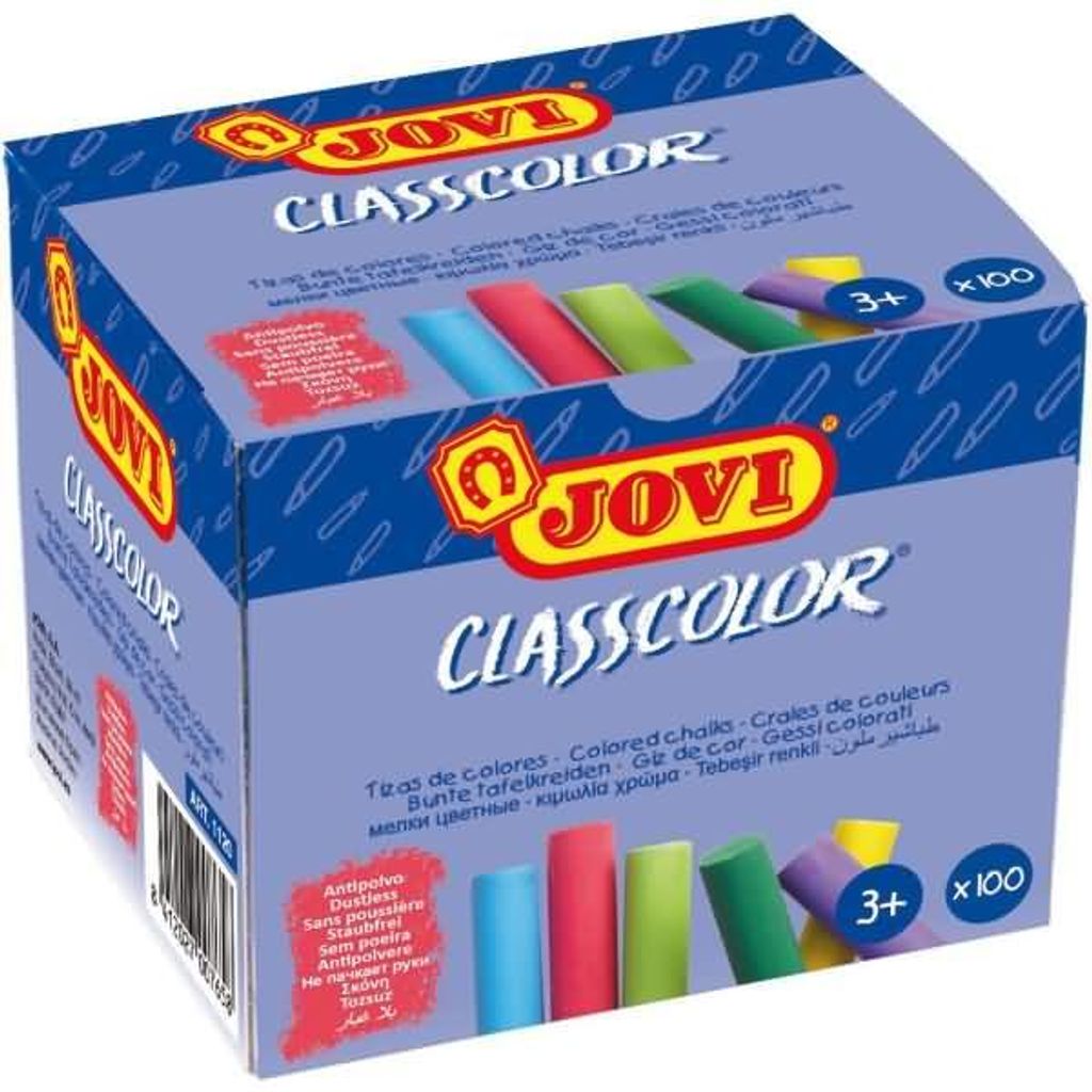 JOVI křídy školní 100 kusů barevné Obrázek produktu 2
