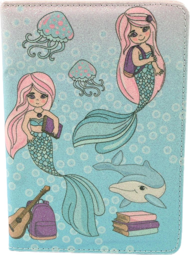Meerjungfrau Notizbuch A5 - Buntes Tagebuch für Mädchen - Liniertes Heft Schule & Freizeit