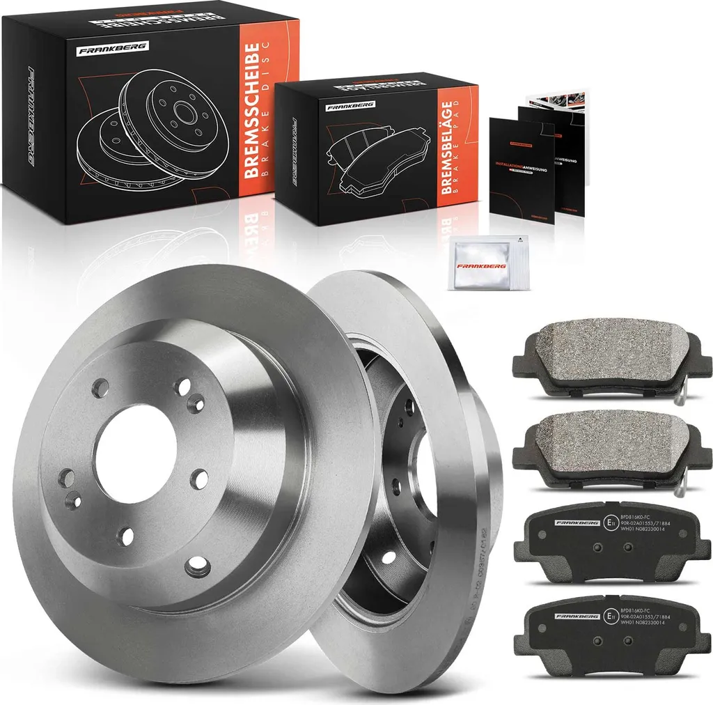 Kit freinage avant Ford Fiesta VI Frankberg avec disques et plaquettes