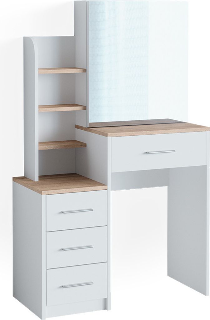 Coiffeuse Vicco Conrada Blanc/Sonoma 80cm, Model 39789 Image du produit 