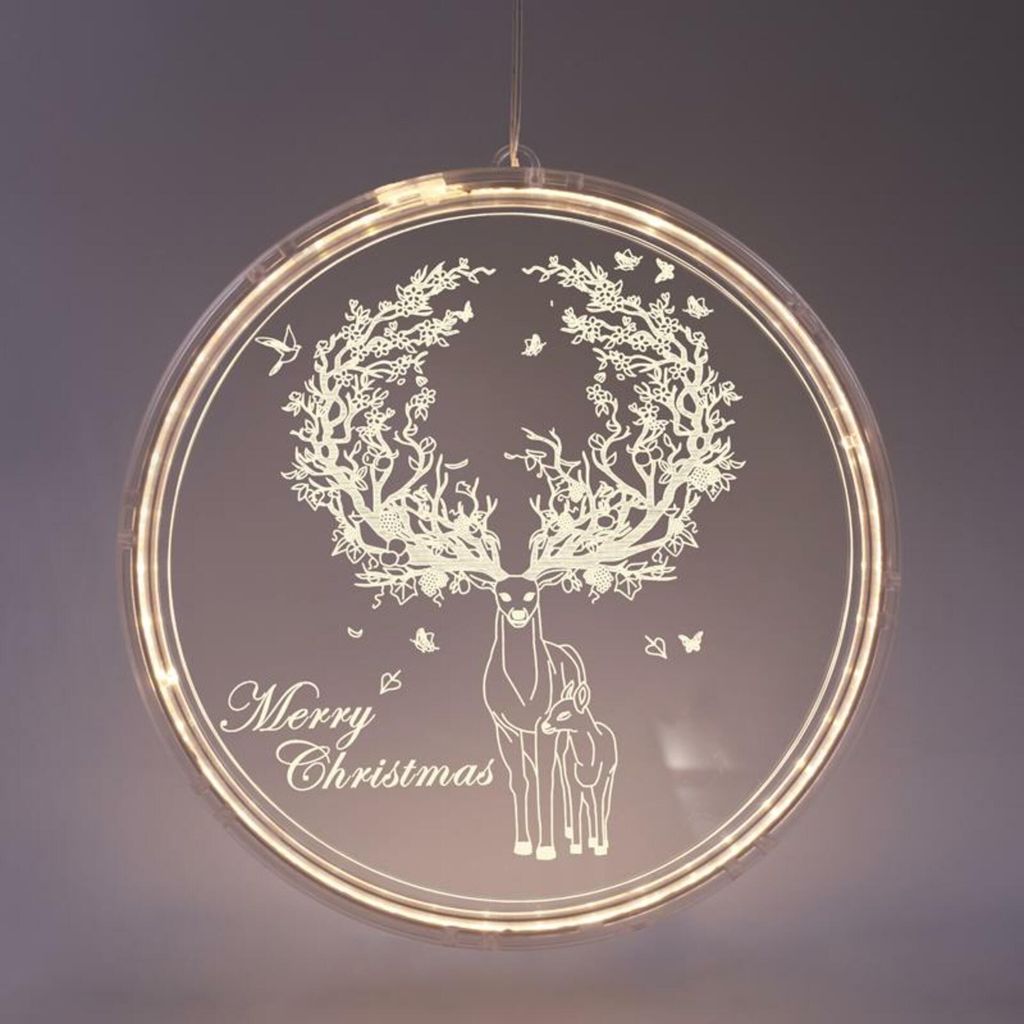 ACA 3D-Acryl-Leuchte, 36 WW LED, Schutzart IP20, 21 x 21,6 cm, inklusive USB-Stromkabel, X08361254