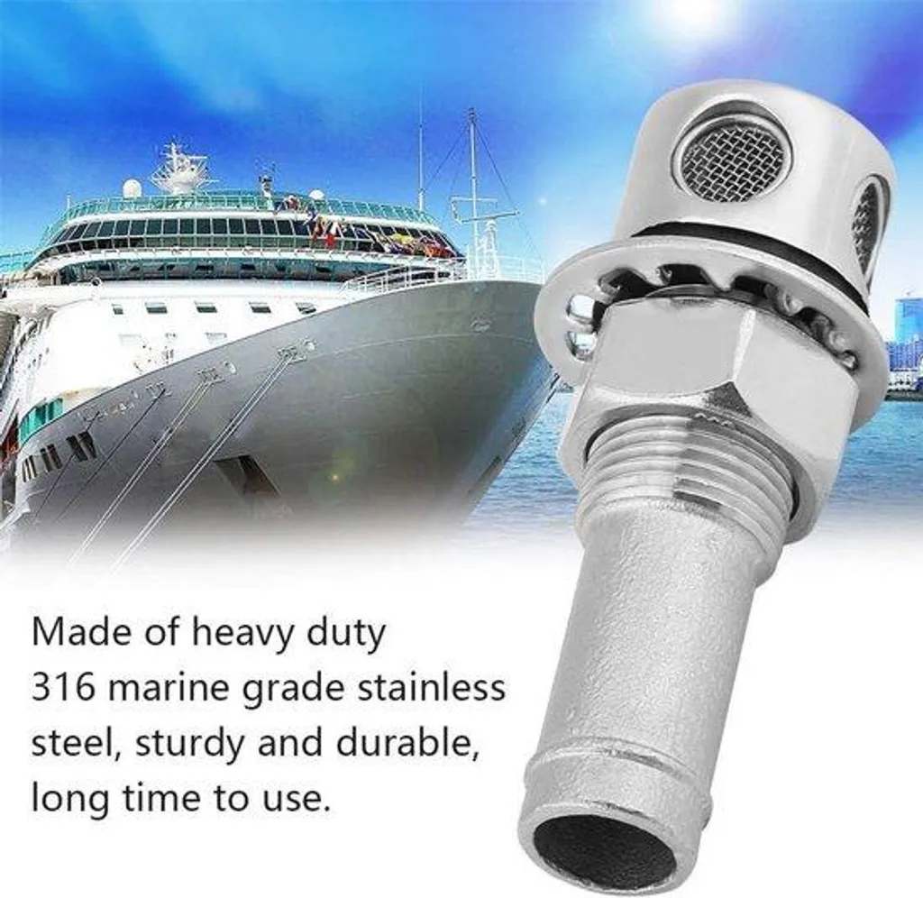 Robinet de purge gaz pour bateau avec accessoires de fixation complets