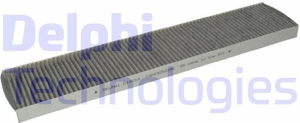DELPHI TSP0325029C Innenraumfilter Pollenfilter für VW SHARAN (7M8, 7M9, 7M6) Aktivkohle