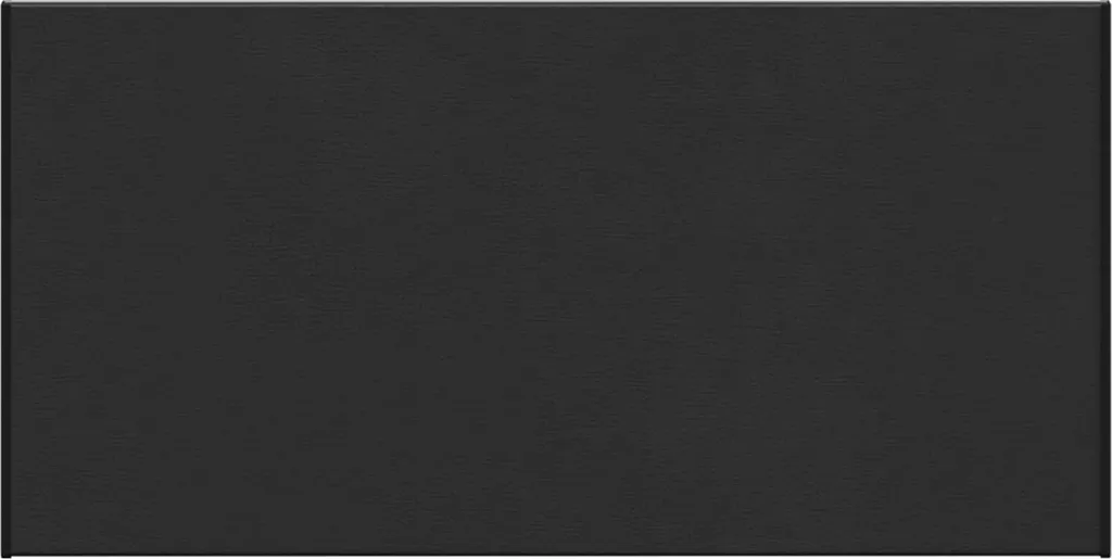 Appui de fenêtre en PVC noir grainé bois 80 cm résistant aux UV