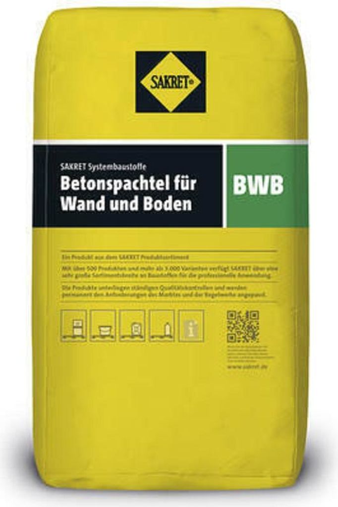SAKRET Masa szpachlowa do ścian i podłóg BWB 25 kg Zdjęcie produktu 