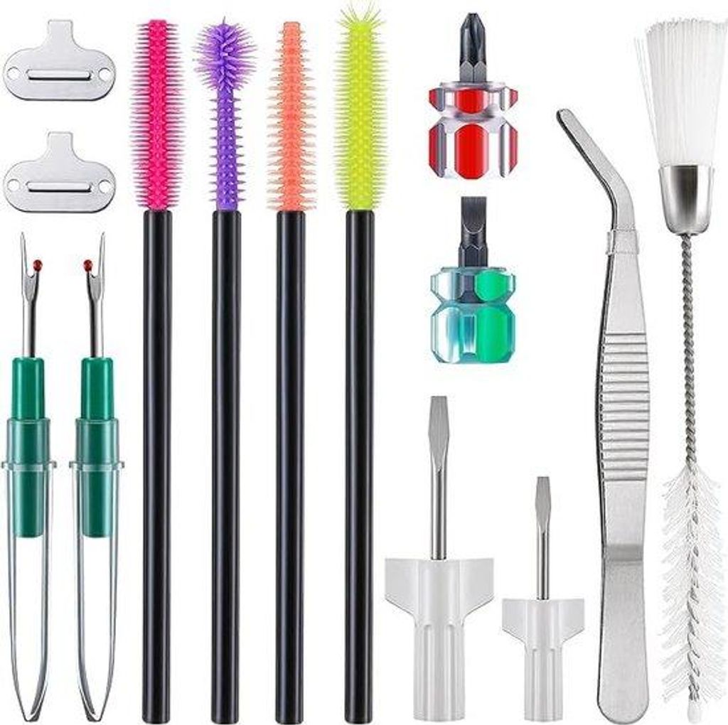 Naaimaschine-Accessoires - Reparatur-Set - Reinigungsbürste - Pincet für Reparaturmaschinen