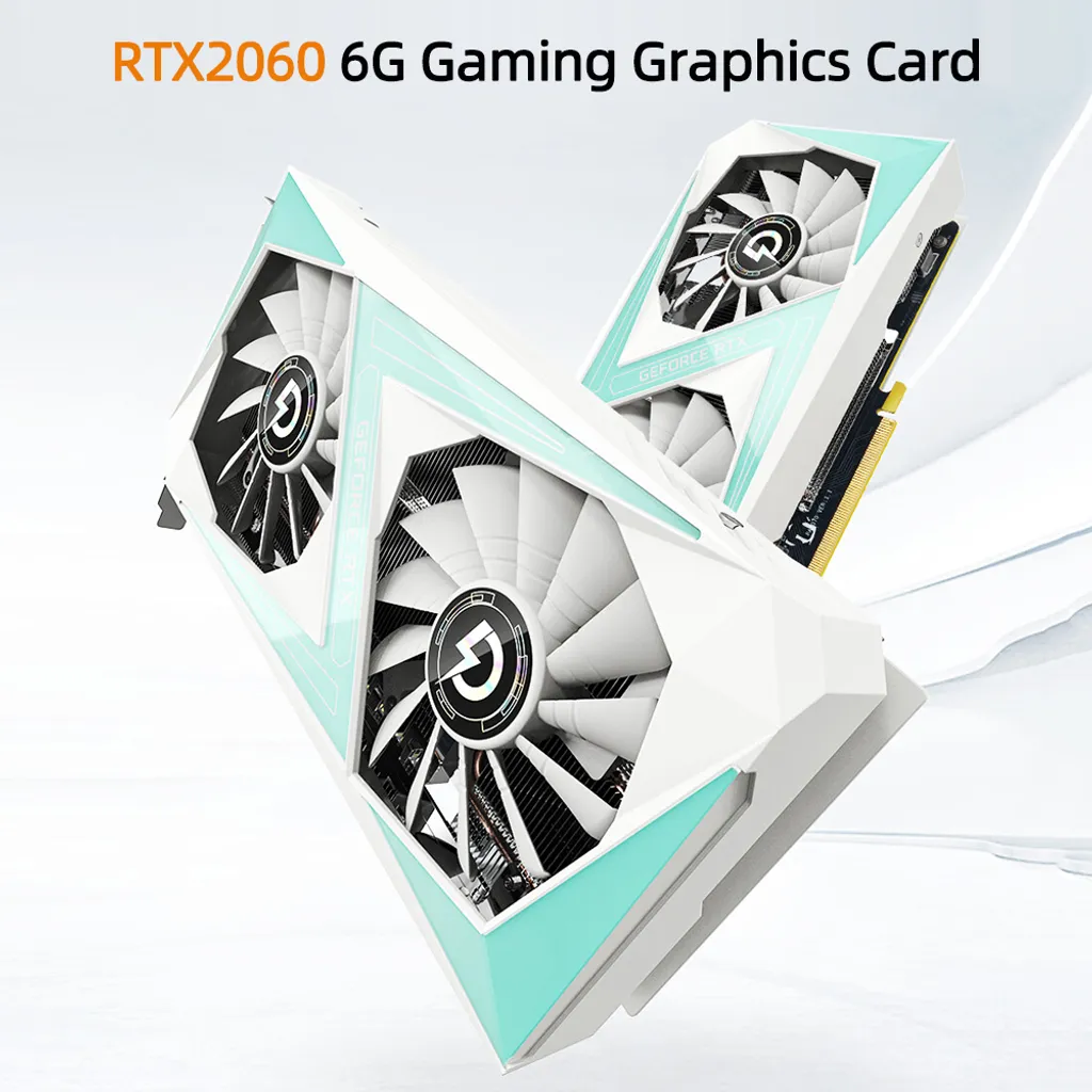 Carte graphique multitâche RTX 2060 6G Peladn pour création et bureaut - 6