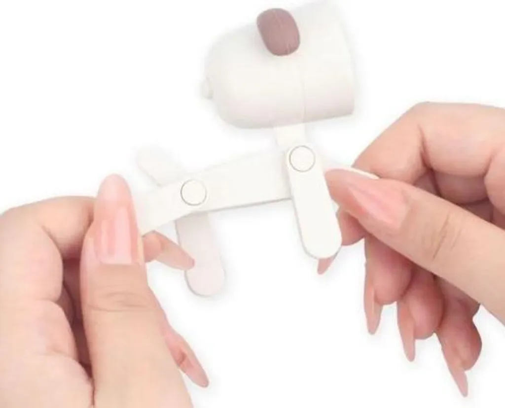Winkee - Simpatica mini lampada da lettura per cani - Lampada da lettura per bambini a LED, lampada notturna portatile per la stanza dei bambini, regalo per ragazze e ragazzi, ricaricabile, compagna di avventure di lettura - 2